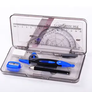 wholesale high quality10pcs tools math school geometry box instruments