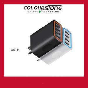 Brand New USB Chager 5 V 5.6A 4 Puertos USB Cargador de Pared 100-240 v Teléfono Móvil para Ipad EE. UU./UE socket - Product Image 1