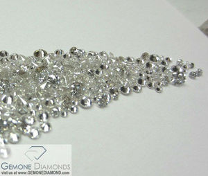 Diamantes sueltos naturales blancos de 1,10mm a 3,40mm para hacer joyas de diamantes sueltos a precio inferior - Product Image 1