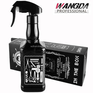 Bouteille pulvérisatrice rechargeable de 500 ml en gros pour barbier, vaporisateur de coiffure réglable avec logo personnalisé pour salon en vrac - Product Image 2