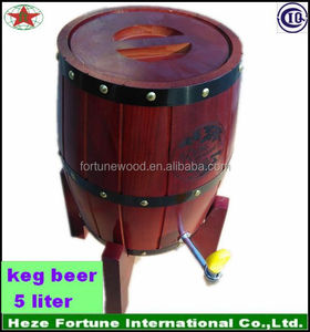 gỗ thông với lớp lót bằng thép không gỉ keg bia 5 lít - Product Image 6