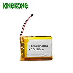 KingKong PL104050 2500mah קיבולת גבוהה 3.7v ליתיום פולימר סוללה נטענת