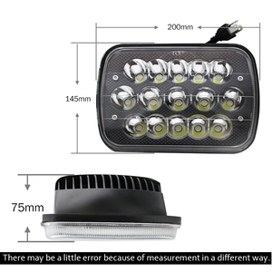 <span class=keywords><strong>Super</strong></span> brillante 7x6 5x7 LED COCHE faro conversiones - Product Image 3