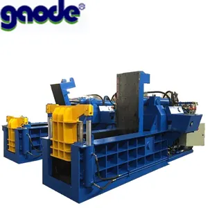 Automatic horizontal scrap metal compactor press