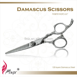 กรรไกรตัดผมมืออาชีพเหล็กดามัสกัส - Product Image 1