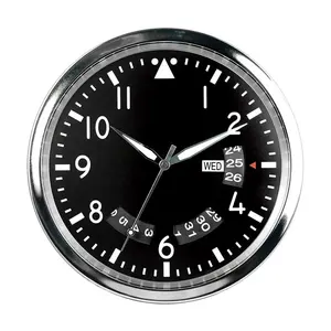 Mimic — horloge murale en métal, 13 pouces, Design à cadran vitesse