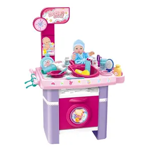 Kinderen Rollenspel Ziekenhuis Baby Wassen Pretend Play Tafel Speelgoed Met Pop