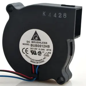 BUB0512HB 0.24A 5CM 51*51*15mm 5015 DC12V cooling fan