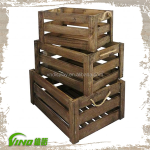Caja de 6 botellas con divisores, cajas de madera para vino - Product Image 6
