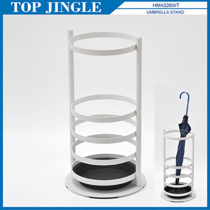 Porte-parapluie d'intérieur en métal design rond - Product Image 2