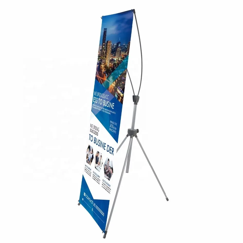 Chân Máy Có Thể Điều Chỉnh X Banner Stand Với Một Túi Du Lịch Xách Tay