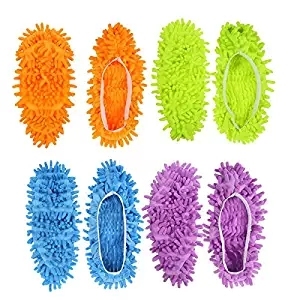 Ensemble de chaussettes en chenille pour nettoyer les <span class=keywords><strong>pantoufles</strong></span>, nettoyer le sol, chaussettes bon marché en gros, lot de chaussettes - Product Image 3