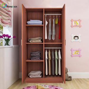 Garde-robe moderne et Simple pour enfant, armoire à vêtements, en bois massif - Product Image 4