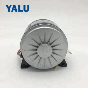 YALU Prezzo Inferiore di Vendita Pazzesco MY1016 300W 24V 1/2 hp Rasoio Ebike Kit di Accessori Piccolo Elettrico di CC della Spazzola motore con puleggia