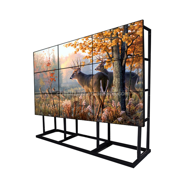 Manufacturers 55 Inch 4k Tv Mount Bracket Advertising Screen LCD Display 3x3 Controller Videowall Video Wall Controller