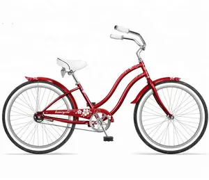 24 "साइकिल समुद्र तट क्रूजर बाइक/सुंदर डिजाइन OEM सेवा/24 इंच महिलाओं साइकिल