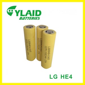 nouvelles sexy vendant 18 * 65 mm (pcm) taille et 3,6 v tension nominale lg he2 / he4 / hg2 18650 batterie - Product Image 3