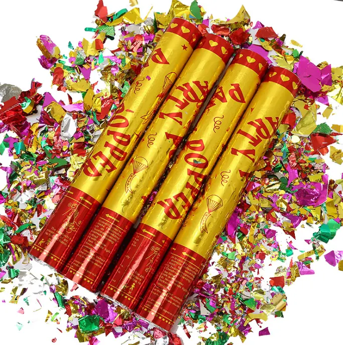Migliore qualità di feste di Nozze, electronicconfetti cannone, fuochi d'artificio Del Partito champagne 40 cm.