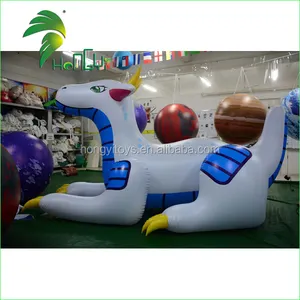 Hot Sale Giant Infla table Dragon, aufblasbare Zeichentrick figuren Sea Dragon Animals mit Fabrik preis für das Sitzen