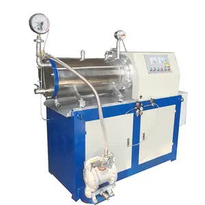 Pigment making machine Oil paint production line horizontal small bead mill Laboratory sand mill