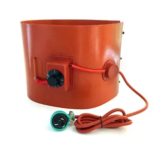 250x1740mm 200 liter Flexible Silicone Band Oil Drum Heater with Thermostat Controller