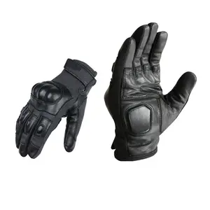 Tactique en gros gants de travail durables en cuir gants tactiques