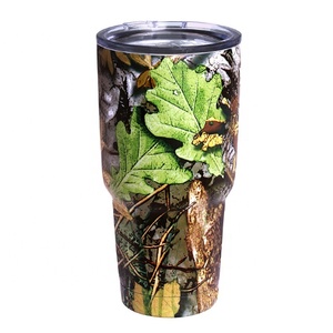 Ly giữ nhiệt chân không hai lớp bằng thép không gỉ 30OZ họa tiết rằn ri, thân thiện với môi trường, <span class=keywords><strong>d</strong></span>ùng cho cắm trại, du lịch, đựng đồ uống nóng và lạnh - Product Image 2