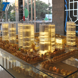 Chất lượng cao LED chiếu sáng kiến trúc mô hình quy mô, diorama mô hình làm - Product Image 2