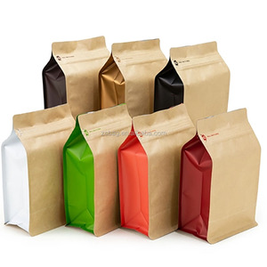 Bolsa con Cierre ZC, Fondo Plano, para Papas Fritas, Empaque Pequeño para Alimentos, Barrera Contra la Humedad, Bolsas para Café con Válvulas - Product Image 5
