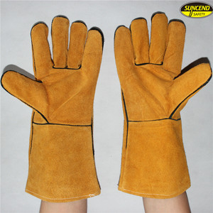 Leather Glove bait long yellow for Welder - Product Image 2