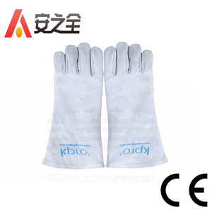 Guanti per saldatura di protezione industriale personalizzati in pelle di buon prezzo - Product Image 4
