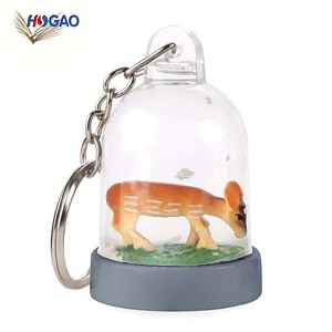 <span class=keywords><strong>Mini</strong></span> <span class=keywords><strong>globe</strong></span> de neige avec animal, pour sac à dos, porte-monnaie ou porte-clés, idée cadeau, amusant, OEM, vente en gros - Product Image 4