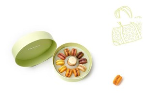 Fancy Bánh Macarons Hộp Giấy Bao Bì Nhỏ Vòng Hộp Các Tông - Product Image 5