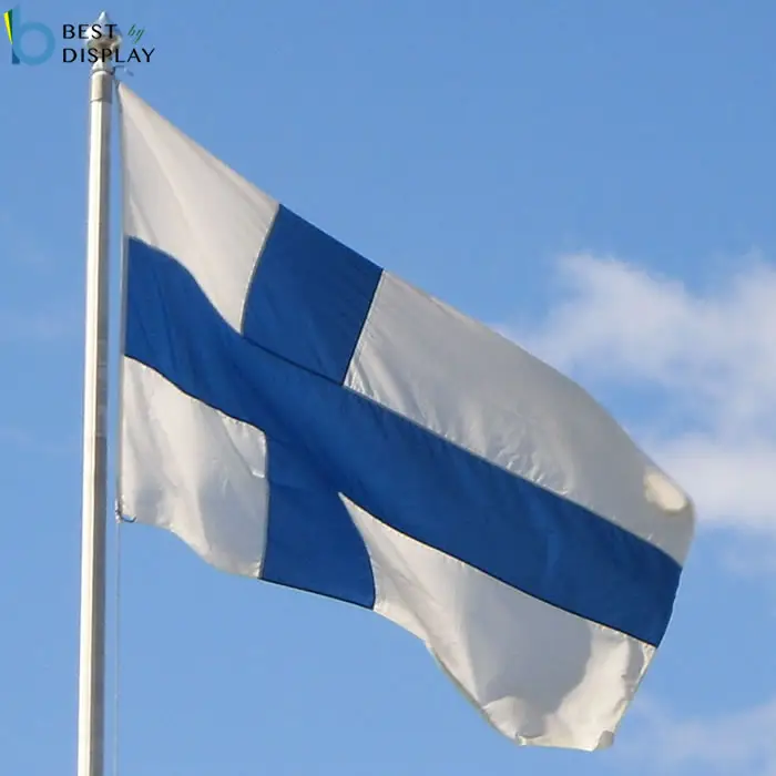 Europa occidentale country flags bandiera Finlandia