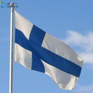 Bendera Bendera Finlandia Negara Eropa Barat