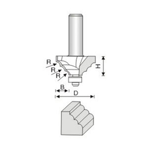 <strong>Classical</strong> &amp; <strong>Bead</strong> Molding &amp; Edging Router <strong>Bit</strong>/<strong>Classical</strong> Moulding <strong>Bit</strong> Butterfly Knife - Product Image 3