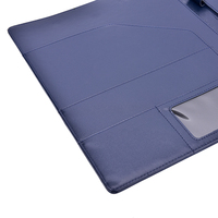 Carpeta de Archivos de Cuero PU A4, Carpetas con Clip de Cuero A4, Suministros de Oficina, Gestión de Archivos, Productos de Archivo