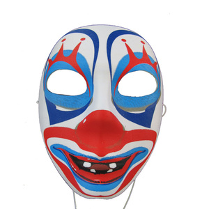 Máscara de rosto inteiro, máscara de festa de plástico com <span class=keywords><strong>design</strong></span> de bandeira nacional, artesanal, 16*20*5cm HMSP-007-USA cn; zhe abs