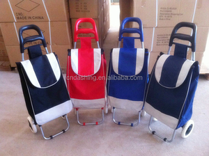 Chariot de <span class=keywords><strong>courses</strong></span> pliable personnalisé sur roues, léger, <span class=keywords><strong>pour</strong></span> supermarché et légumes, vente en gros, usine chinoise - Product Image 3