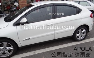 Visor de ventana, visera de la puerta, ventana deflecor, visor de ventilación para <span class=keywords><strong>a3</strong></span> 4dr sedan/apola/j3/m11 chery - Product Image 1