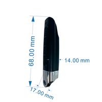 Télécommande de garage universelle miniature RF 4 boutons 433 MHz avec duplicateur de lumière automatique YET2142