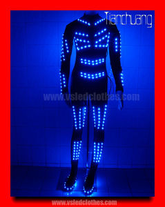 Completo cambiar color light up medias para demostración de la etapa, luces de la batería llevaron traje de la danza, led mono - Product Image 2