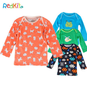 de la llegada del bebé muchachas camiseta primavera Otoño Invierno <span class=keywords><strong>manga</strong></span> larga encantadora carácter bebé niños camiseta - Product Image 6