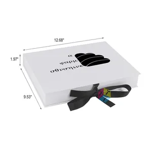 सफेद फैंसी डिजाइन कागज giftbox पैकेजिंग