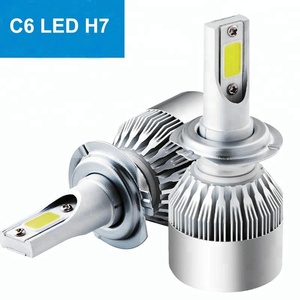 Đèn Pha Led Siêu Sáng C6 72W H7 6000K, Đèn Pha Chiếu Xa Đèn Pha Xe Hơi Đèn Pha Led - Product Image 1