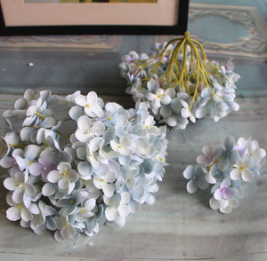 Wholesale <strong>Artificial</strong> <strong>Hydrangea</strong> <strong>Flower</strong> Head Silk <strong>Hydrangea</strong> <strong>Flower</strong> for Wedding Decoration - Product Image 2