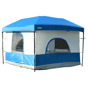 3*3米挂在帐篷冷却8-12人双层帐篷野营防水野营帐篷野营户外