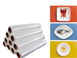 Film plastique kraft doux en PLA pour service alimentaire, emballage 50/2 rouleaux en 1, pour les aliments - Product Image 5