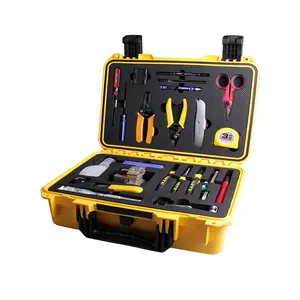 NSK-053 FTTH Sợi Quang Nối Mạng Sạch Cleaver Cắt Set Fusion Splicer Tool Box Kit