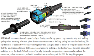 Connecteurs rapides de haute qualité, 50 pièces, pour tuyaux d'eau et de <span class=keywords><strong>carburant</strong></span> - Product Image 6